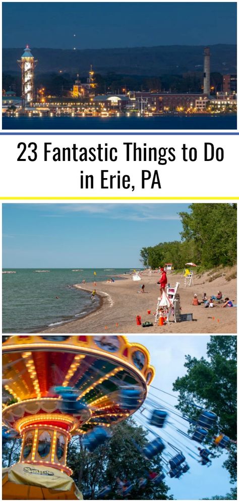 Located in northwestern Pennsylvania, Erie is an often-overlooked city by PA travelers. However, those that venture out to the state's fourth-largest city are in for a big surprise as there are a ton of fantastic things to do in Erie, PA. Indoor Things To Do, Presque Isle State Park, Erie Pennsylvania, Pennsylvania Travel, Minnesota Travel, Ohio Travel, Presque Isle, Erie Pa, Fall Travel