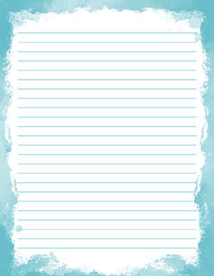 Blue Page Stationery Free Printable Stationery Paper, Digital Paper Freebie, Journal Printables Free, Free Writing Paper, Stationary Printable, Printable Lined Paper, Blue Grunge, Paper Templates Printable, Writing Paper Printable Stationery