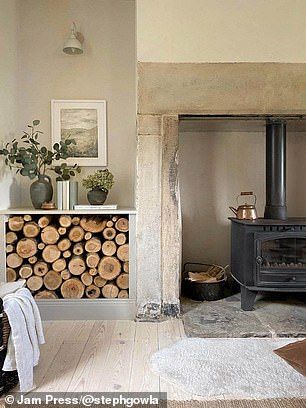 Lounge Inspiration, Fireplace Inspiration, Modern Country Living, Country Fireplace, Cottage Fireplace, Cottage Modern, Wood Stove Fireplace, Inglenook Fireplace, Cottage Renovation