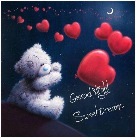 Sweet Dream Teddy Bear heart good night sweet dreams good night images Night Love Quotes, Good Night Love Quotes, Good Night Love Messages, Romantic Good Night, Good Night Love Images, Cute Good Night, Slaap Lekker, Good Night Prayer, Good Night Friends