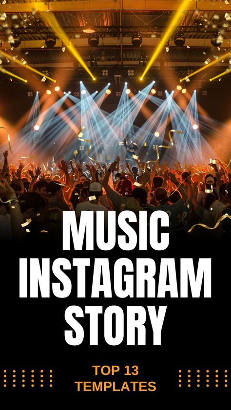 Top 13 Instagram Story Music Templates Instagram Story Ideas For Events, Song Template Instagram, Song For Instagram Story, Music For Instagram Stories, Ig Story Music, Aesthetic Insta Story Template, Instagram Story Music, Music Instagram Story, Aesthetic Instagram Stories Template