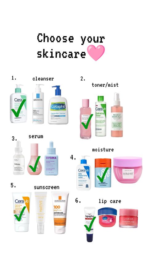 choose your skincare What Comes First Skincare, Organizing Skincare, Skin Care Routine Order, Face Care Routine, Gentle Skin Cleanser, Sephora Skin Care, Skin Gel, Skin Care Tutorial, Best Skin Care Routine