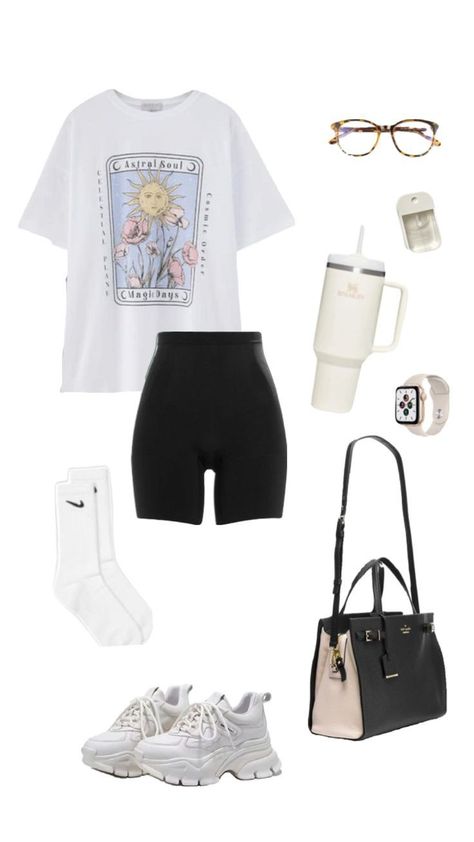 Aesthetic Outfits For Bigger Women, Camping Outfits For Women Summer, Airport Fit, Outfit Collages, Fitness Wear Outfits, Casual Preppy Outfits, Trendy Outfits For Teens, Cute Lazy Day Outfits, Casual Day Outfits