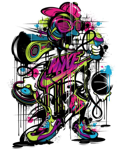 Nike on Behance. For more digital art, check out http://digitalart.io Nike Drip Logo, Nike Artwork, Nike Drip, Energy Artwork, Punk Rock Art, Drip Logo, Illustration Design Graphique, Sneakers Illustration, Nike Art