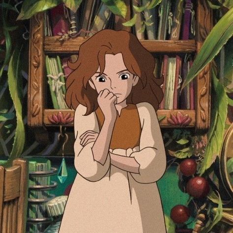 Ariety Studio Gibli, Ariette Ghibli, Studio Ghibli Ariette, Anime Name, The Garden Of Words, Secret World Of Arrietty, Studio Ghibli Background, Studio Ghibli Characters, Pinterest Quotes