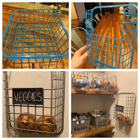 Diy Dollar Store Organization Ideas, Store Organization Ideas, Dollar Store Organization Ideas, Dollar Store Organization, Dollar Tree Kitchen, Dollar Tree Baskets, Diy Farmhouse Ideas, Dollar Tree Diy Organization, Diy Pantry Organization