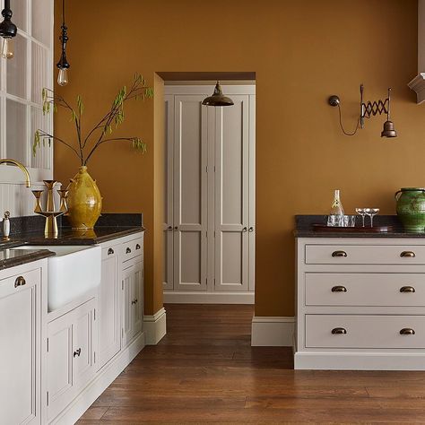 Eggshell Paint Finish, Zoffany Paint, Eggshell Paint, Amber Stone, Interior Trend, Modern Traditional, Kitchen Style, Color Collection, Interior Design Trends