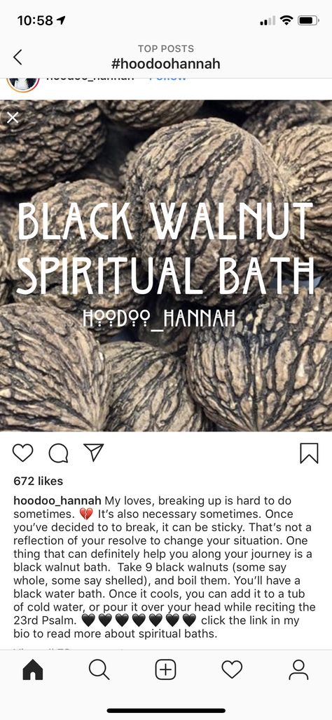 Black Walnut Spiritual Bath, Hoodoo Bath, Witch Bath, Spiritual Cleansing Bath, Hoodoo Conjure Rootwork, Black Witchcraft, Beer Bath, Meditation Station, Bath Rituals