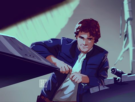 Han Solo, Star Wars, Han Solo Fan Art, Star Wars Fan Art Han Solo Fanart, Space People, Manga Fanart, Star Wars Han Solo, Han And Leia, Doom Patrol, The Old Republic, Original Trilogy, Star Wars Artwork