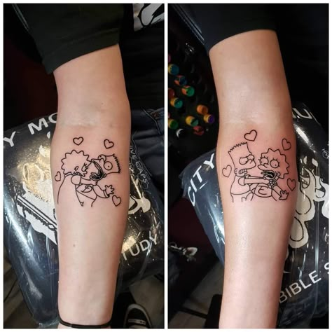 Brother Ans Sister Tattoos Ideas, Brother And Sister Tattoo Ideas Funny, 2 Sibling Tattoos, Funny Brother Sister Tattoos, Brother Tattoo Ideas For Sister, Sibling Tattoos For 5 Siblings, Funny Sibling Tattoos, Unique Sibling Tattoos, Sibling Tattoos For 4