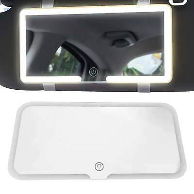 ad eBay - 3Light Modes 60 LEDs Car Sun Visor Vanity Mirror Rechargeable Makeup Mirror - Buy Now, click the link (eBay) Travel Mirror With Lights, Portable Vanity Mirror, Car Sun Visor Decor, Portable Light Up Mirror, Car Visor Vanity Mirror, Car Sun Visor, Makeup Mirrors, Sun Visor, Perfect Makeup