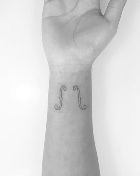 Cello Tattoo, Musical Tattoos, Small Music Tattoos, Violin Tattoo, Microphone Tattoo, F Tattoo, Jon Boy, Guitar Tattoo, Cool Tattoos For Guys