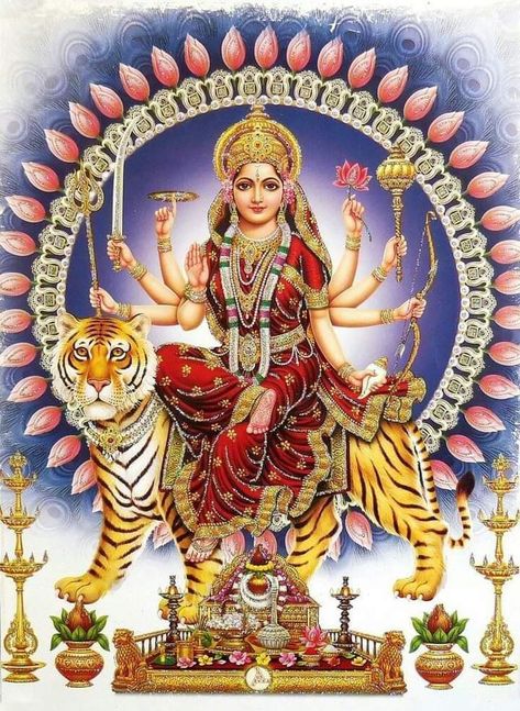 Maa Durga Photo, Durga Ji, Durga Picture, Durga Kali, Shiva Parvati Images, Durga Images, Goddess Durga, Navratri Images, Hindu Goddess