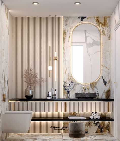 ETOILE on Behance Toilet And Bathroom Design, Modern Luxury Bathroom, Modern Small Bathrooms, Washroom Decor, Washbasin Design, Bathroom Decor Luxury, Contemporary Bathroom Designs, Washroom Design, Bathroom Design Decor