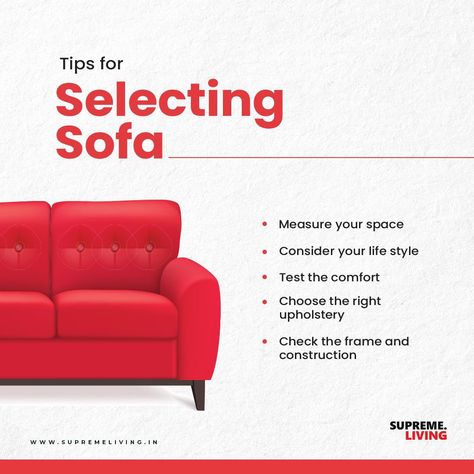 #sofa #tips #comfort #decor #lifestyle #colour #furnituresolutions #furniture Sofa Poster Design, Sofa Creative Ads, Sofa Ads, Furniture Creative Ads, Furniture Advertisement, Ergonomic Furniture, Furniture Promotion, Instagram Grid Design, Standee Design