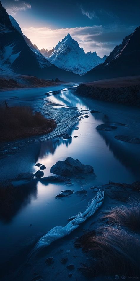 Scenery Aesthetic Landscape, Mountain Aesthetic Wallpaper, Iphone Wallpaper Mountains, Mountain Aesthetic, Mountains Aesthetic, Colourful Wallpaper Iphone, River Blue, Mountain Pictures, Best Nature Wallpapers