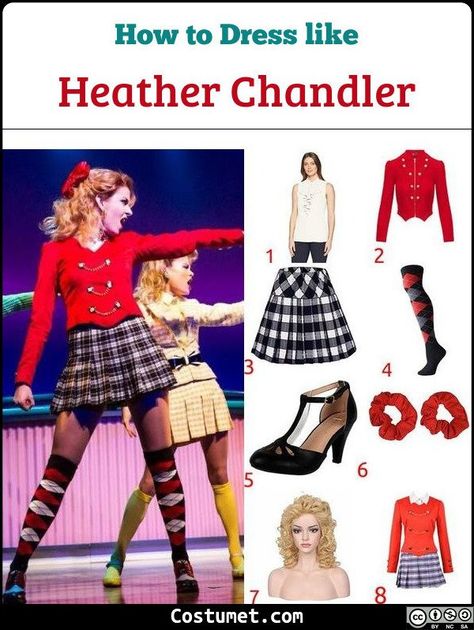 The Heathers Halloween Costume, Heather Costume, The Heathers Costume, Heather Chandler Halloween Costume, Heather Chandler Costume, Halloween Costumes Heathers, Heather Chandler Outfit Movie, Heathers Outfit, Heathers Aesthetic