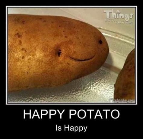 Potato Meme Humor, Potato Memes Funny, Marta Core, Potato Meme, Potato Art, Happy Potato, Funny Potato, Potato Funny, Making Baked Potatoes