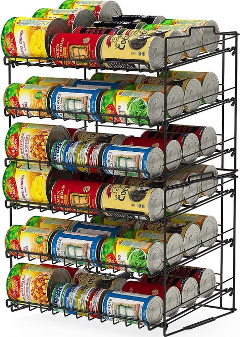 Pantry Rack, Can Rack, Can Dispenser, Pantry Room, Kitchen Finds, Countertop Storage, Can Storage, Shelving Racks, Pantry Shelf