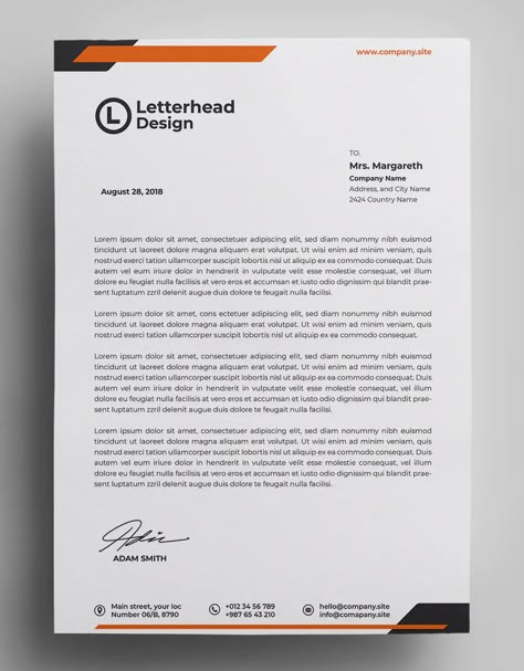 Header Document Design, Minimalist Letterhead Design, Document Header Design, Letter Headed Paper Design, Company Paper Design, Letterhead Design Branding, Minimalist Letterhead, Company Letterhead Design, Modern Letterhead Design