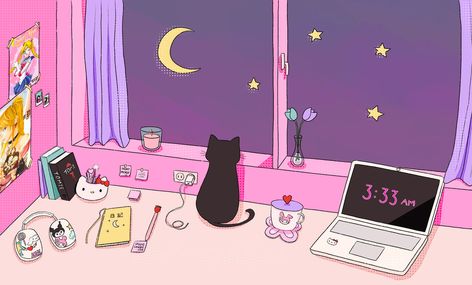 Pastel Goth Pc Wallpaper, Pink Lofi Aesthetic Wallpaper Desktop, Laptop Wallpaper Desktop Wallpapers Gif, Lofi Aesthetic Anime Wallpaper Desktop, Desktop Gif Wallpaper, Pink Keyboard Background, Kawaii Wallpaper Horizontal, Cute Anime Desktop Wallpaper, Pink Cute Wallpaper Kawaii Backgrounds