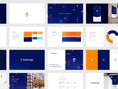 Hey guys!GreyOrange is a multinational technology company that designs, manufactures and deploys advanced robotics systems for supply chain automation in distribution and fulfillment centers.We... Branding Booklet, Brandbook Design, Iq Logo, Booklet Ideas, Blue Website, Book Mood, Colorful Website, 포트폴리오 레이아웃, Brand Manual