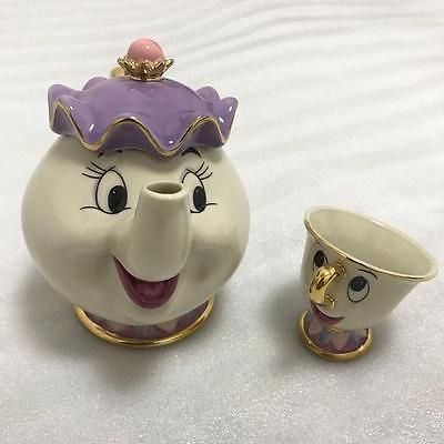 Beauty And The Beast Teapot, Chip Mug, Cartoon Mug, Tea Pots Art, Mrs Potts, Homemade Tea, Disney Mugs, Disney Decor, Wine Cup