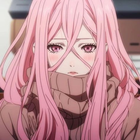 Pink Characters Anime, Anime Pink Hair Icon, Pink Haired Anime Characters, Anime Character Pink Hair, Pink Hair Anime Icon, Pink Haired Girl Art, Girl With Pink Hair Art, Pink Haired Oc, Pink Hair Anime Characters