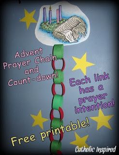 Advent Prayer Chain and Coloring Activity | Catholic Inspired ~ Arts, Crafts, and Activities! Ccd Crafts, Advent Family, Religion Activities, Advent Prayers, Prayer Chain, Advent Crafts, Advent Ideas, Catholic Education, Advent Activities