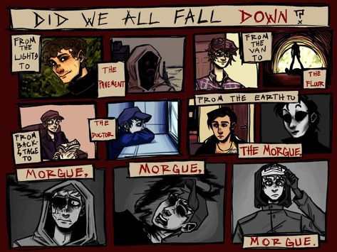 Inicio / X Marble Hornets Comic, Mcr Lyrics, Ticci Toby, All Falls Down, Marble Hornets, Inner Demons, Creepypasta Characters, Slenderman, Hard To Love