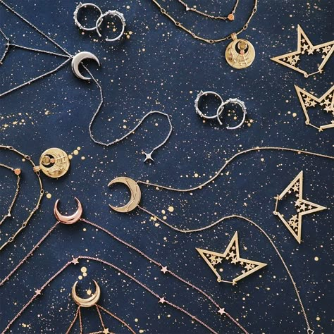 Cosmic Stars, 40th Bday Ideas, Cosmic Jewelry, Wanderlust And Co, Tarina Tarantino, Star Motif, Instagram Jewelry, Instagram Giveaway, Jewelry Ads