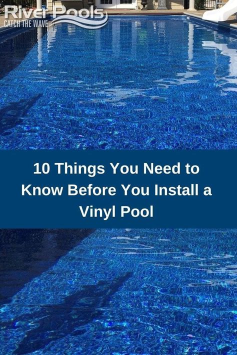 Most Popular Inground Pool Liners, In Ground Vinyl Pool Ideas, Vinyl Pool Designs, Modern Pool Liners, Vinyl Inground Pool, Swimming Pool Liners Inground, Vinyl Liner Pools Inground, Inground Pool Liners, 18x36 Inground Pool