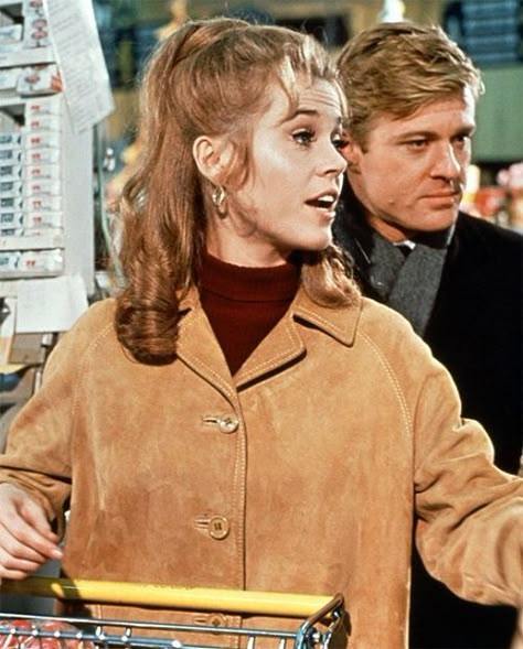 Jane Fonda, Barefoot in the Park Barefoot In The Park, Pop Culture Fashion, Robert Redford, Culture Fashion, Jane Fonda, Vintage Fall, Historical Events, Soft Natural, 70s Fashion