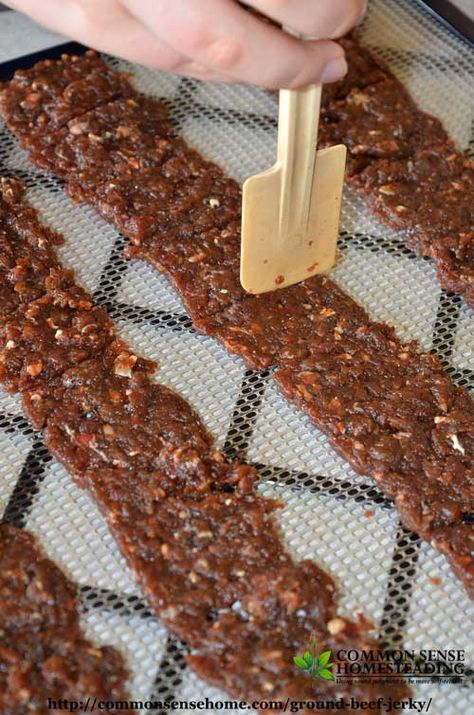 Ground Beef Jerky, Ground Beef Jerky Recipe, Jerky Recipes Dehydrator, Homemade Ground Beef, Jerkey Recipes, Beef Jerky Recipe, Venison Jerky, Homemade Beef Jerky, Homemade Jerky