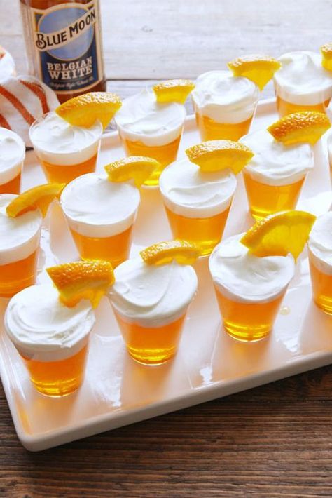 Birthday Jello Shots, Birthday Jello, Super Bowl Drinks, Octoberfest Party, Beer Birthday Party, Jell O Shots, Pudding Shots, Jello Shot Recipes, Jello Shot