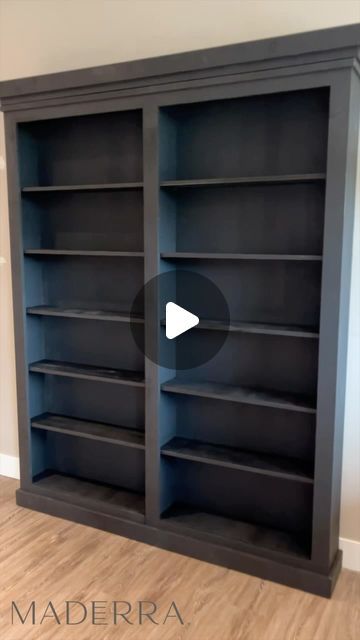 Maderra - Bookshelf Doors on Instagram: "No more barn doors! Get a sliding bookcase door instead. Add additional space instantly. Free shipping. Visit maderashop.com #barndoor #slidingdoors #bookcase #hiddendoor #hiddenroom" Sliding Bookshelf Door Bookcases, Turn Door Into Bookshelf, How To Put Doors On A Bookshelf, Bookshelf With Sliding Door, Diy Modern Bookcase, Adding Doors To A Bookshelf, Bifold Bookcase Door, Rolling Bookcase Door, Bookshelf Barn Door