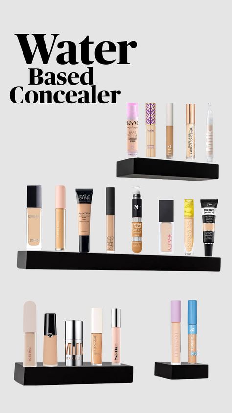 #beauty #concealer #makeup #waterbased Water Based Makeup, Luminess Airbrush Makeup, Makeup Tip, Lip Color Makeup, Makeup List, Makeup For Black Skin, Silicone Makeup, Brown Skin Makeup, Makeup Artist Tips