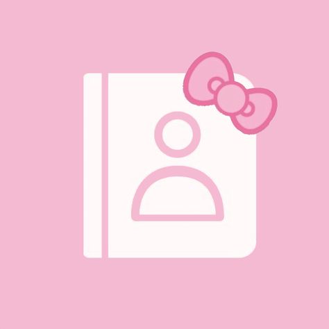 Hello Kitty App Icon Photos, Pink App Icons Aesthetic Hello Kitty, Aesthetic Contacts Icon, Hello Kitty Iphone Icons, Pink Contacts Icon, Hello Kitty Icons Pink, Hello Kitty Phone Icons, App Icon Hello Kitty, Hello Kitty Widget Icons