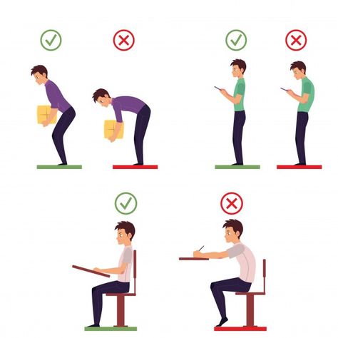 Squat Technique, Standing Posture, Bad Headache, Activities Of Daily Living, Healthy Sleep Habits, Spine Health, Bad Posture, Leg Pain, Poor Posture