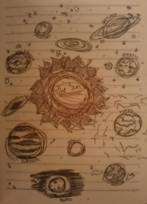 #universe #planets #wallpaper #universewallpaper #planetswallpaper
#solarsystem #sketch #drawing #journaling #aesthetic Universe Aesthetic Drawing, How To Draw A Planet With Rings, Astronomy Drawing Aesthetic, Planets Wallpaper Solar System, Planet Sketches Solar System, Outer Space Drawing Ideas, Solar System Drawing Aesthetic, Aesthetic Planets Wallpaper, Planet Drawing Aesthetic