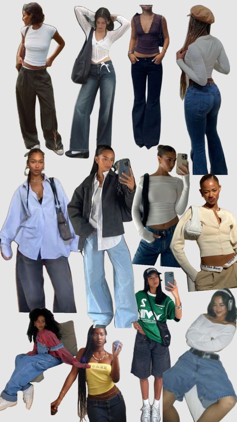 #myfirstshuffle Street Style Outfits Casual, School Outfit Ideas, Street Wear Fashion, Spring School, Casual Tshirt, Outfit Inspo Casual, 2000s Fashion Outfits, Casual Chic Outfit, Swaggy Outfits