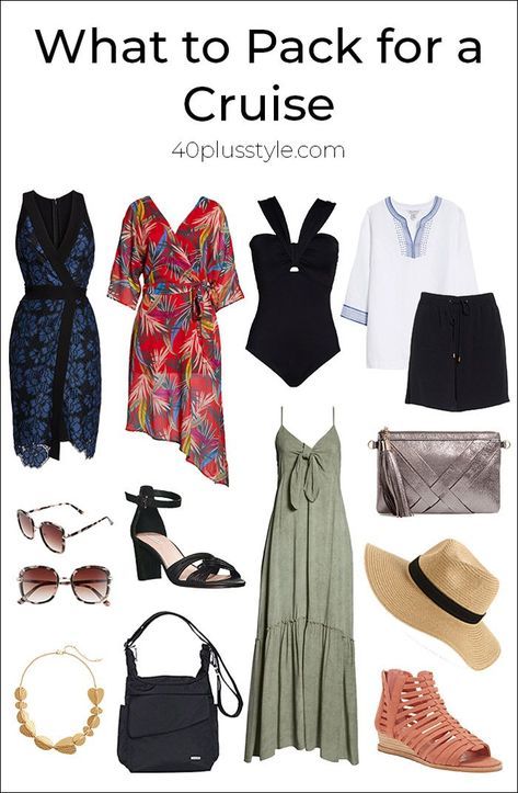 Cruise Clothing Essentials: What to Pack for a Cruise | 40plusstyle.com Carribean Cruise Outfits, Summer Cruise Outfits, Cruise Vacation Outfits, Cruise Outfits Caribbean, Pack For A Cruise, Cruise Wardrobe, Cancun Outfits, Cruise Attire, Cruise Essentials