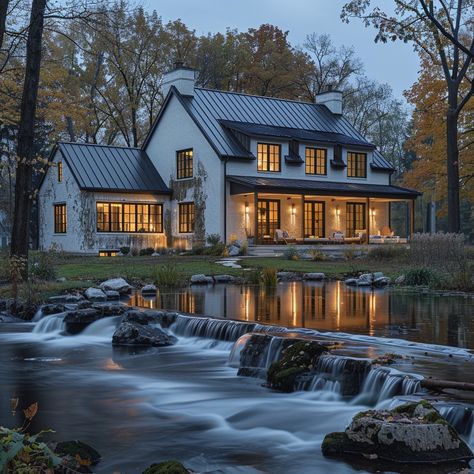 Discover the charm of a modern Farmhouse in Wisconsin's dairy country, where rustic meets luxury. With 8,000 sq ft and 6 bedrooms, this countryside gem offers a narrative of accessible luxury living. Envision life in this serene retreat and share your personal touch. Join our community celebrating the art of living! 🌾🏡 #ModernFarmhouse #Farmhouse #WisconsinDairyCountry #dreamhomeinspiration #luxurydesign #luxuryhometour #luxuryliving #homegoals #luxuryinteriors #luxurylifestyle #luxuryproperty Lake Mansion Aesthetic, Switzerland Mansion Luxury, Montana Luxury Homes, Lake Tahoe Houses Dream Homes, Winter Cabin Mansion Exterior, Fancy Houses, Mountain Homes, Manufactured Home, Luxury Property