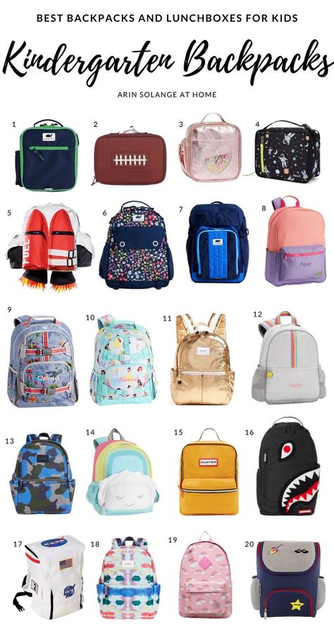 looking for the best backpacks for your kindergartener, preschooler, or elementary school child. check this post out to get your child the best backpack this year. #backpack #Kindergarten #kids Toddler Boy Backpack, Best Kids Backpacks, Elementary School Backpack, Best Backpacks, Pottery Barn Kids Backpack, Ideas Regalo, Preschool Backpack, Kindergarten Backpack, Toddler School