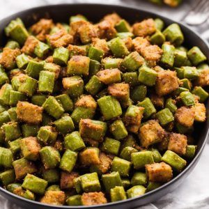 Fried Okra From Frozen, Frozen Okra, Sauteed Okra, Okra Curry, Roasted Okra, Fried Okra, Delicious Vegetables, Cajun Seasoning, Okra