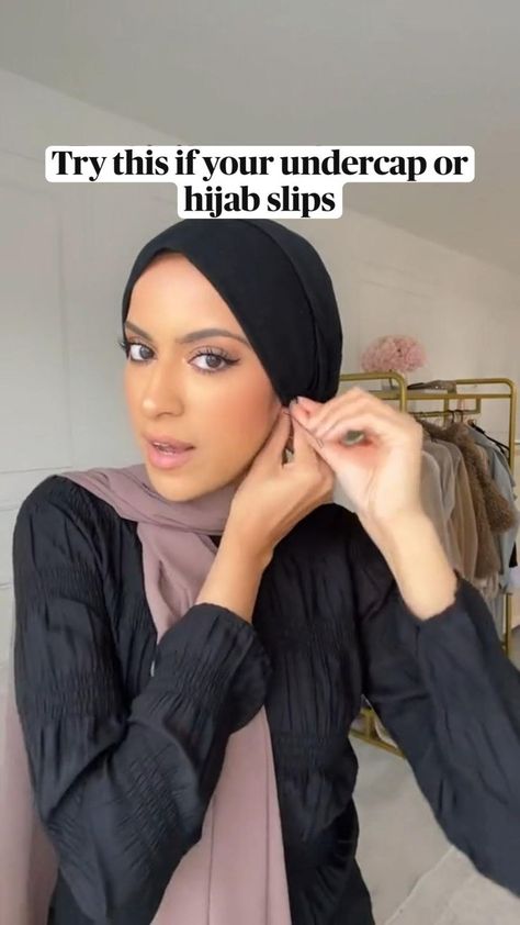 Pin on Hijab Fashion | Muslim Women Style Magnetic Hijab Pins Tutorial, Hajbi Styles Aesthetic, Hijab Styles With Necklace, Hijab Tutorial For Long Face Shape, Hijab Undercap Tutorial, Hijab Styles Without Undercap, Types Of Hijab Style, Hijab Ideas How To Wear, Loose Hijab Style Tutorials