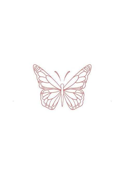 Red Butterfly Tattoo Drawing, Red Butterfly Drawing, Tattoo Templates Stencil, Red Butterfly Tattoo, Ear Tattoo Ideas, Traditional Tattoo Designs, Ear Tattoos, Red Tattoos, Tattoo Stencil Outline