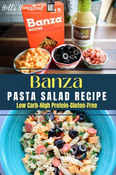 Recipes With Chickpea Pasta, Banza Pasta Salad Recipes, Healthier Pasta Salad, Macro Pasta Salad, Pasta Salad Recipes Gluten Free, Banza Rotini Pasta Recipes, Banza Pasta Recipes Healthy, Banza Pasta Salad, Banza Recipes