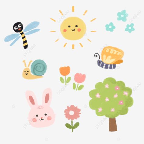 cute spring seasons kawaii sticker decoration Seasons Clipart, Spring Clip Art, Sticker Decoration, Kawaii Sticker, Spring Clipart, Cute Clipart, Kawaii Stickers, Cute Spring, Spring Season