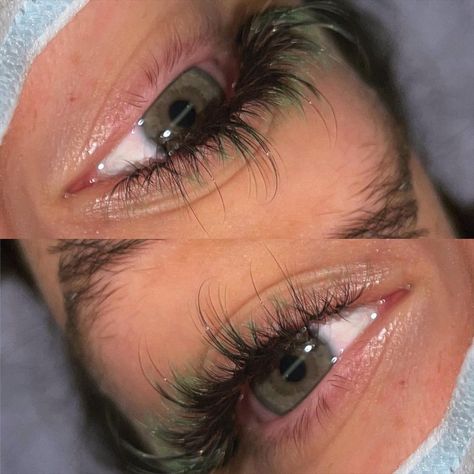 Green Lashes Extensions, Eyelash Tech, Lash Boss, Eyelash Extensions Salons, Prom 2022, Back At Work, Eyelash Extensions Styles, Lash Extensions Styles, Lash Sets